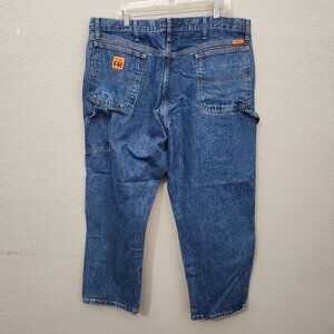 Wrangler FR Flame-Resistant Mens Relaxed Fit Denim Jeans 40x30 100% Cotton HRC2